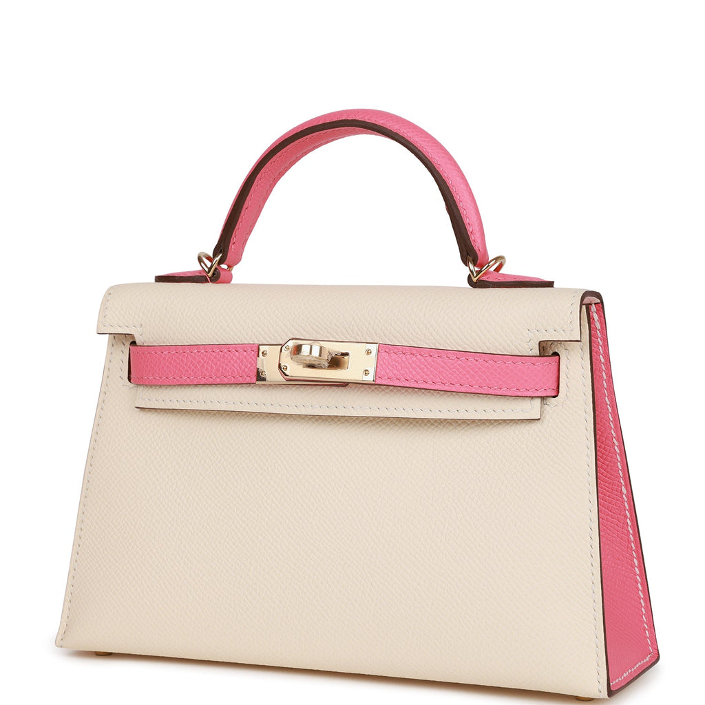 Hermes Kelly Pochette Rose Azalee Epsom Gold Hardware – Madison Avenue  Couture