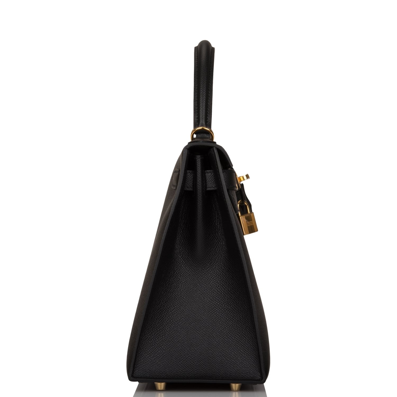 Hermes Kelly Sellier 28 Black Epsom Gold Hardware – Madison Avenue Couture