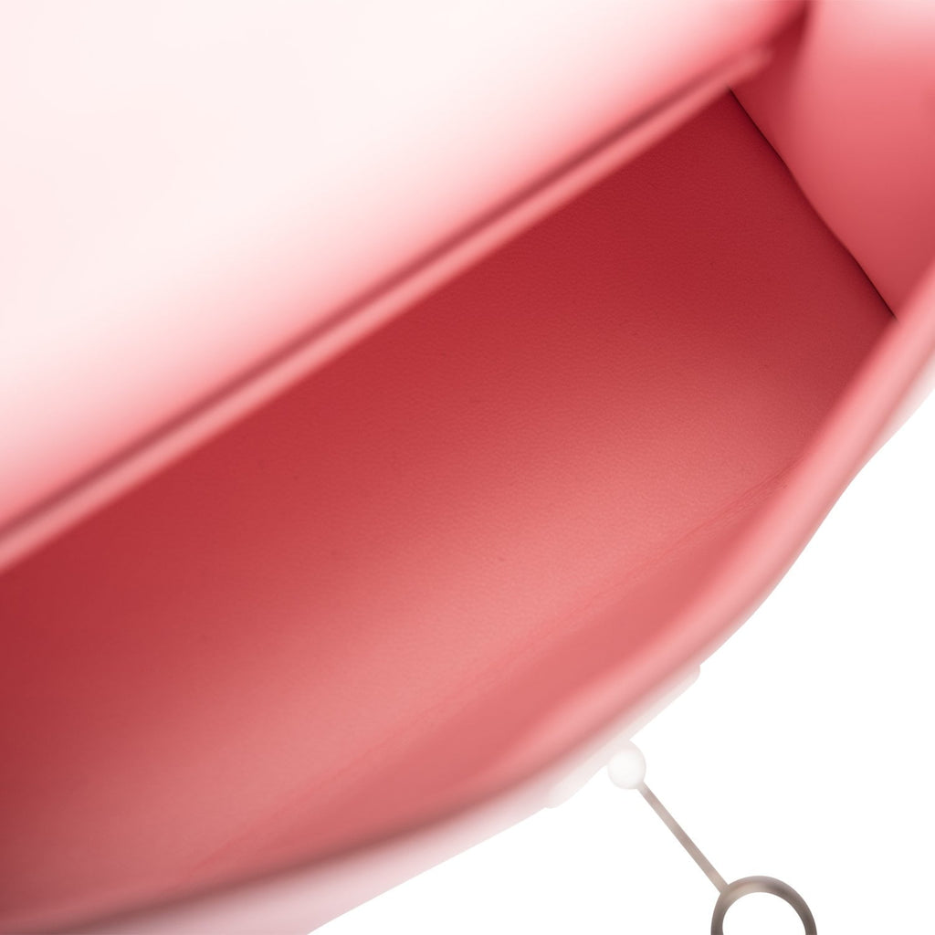 Hermès Kelly 20 Rose Sakura Sellier Chevre Mysore Palladium Hardware P —  The French Hunter