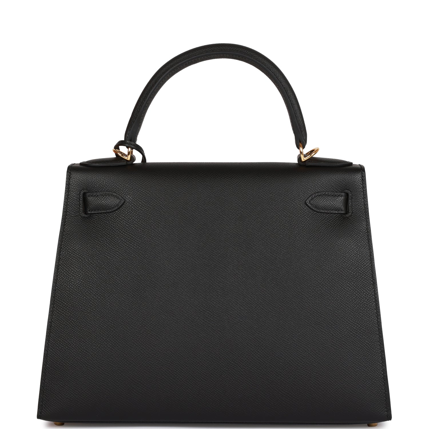 Hermes Kelly Sellier 28 Black Epsom Gold Hardware – Madison Avenue Couture