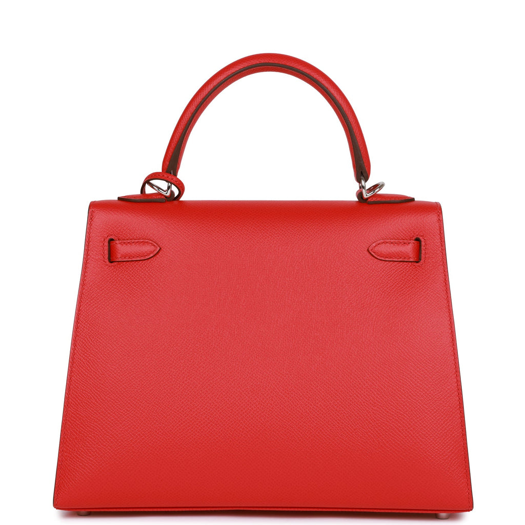 Hermes Kelly Sellier 25 Rubis Madame Gold Hardware – Madison Avenue Couture
