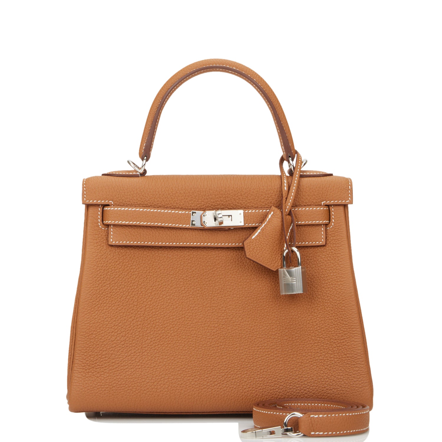 Hermes Kelly Retourne 25 Gold Togo Palladium Hardware – Madison Avenue ...