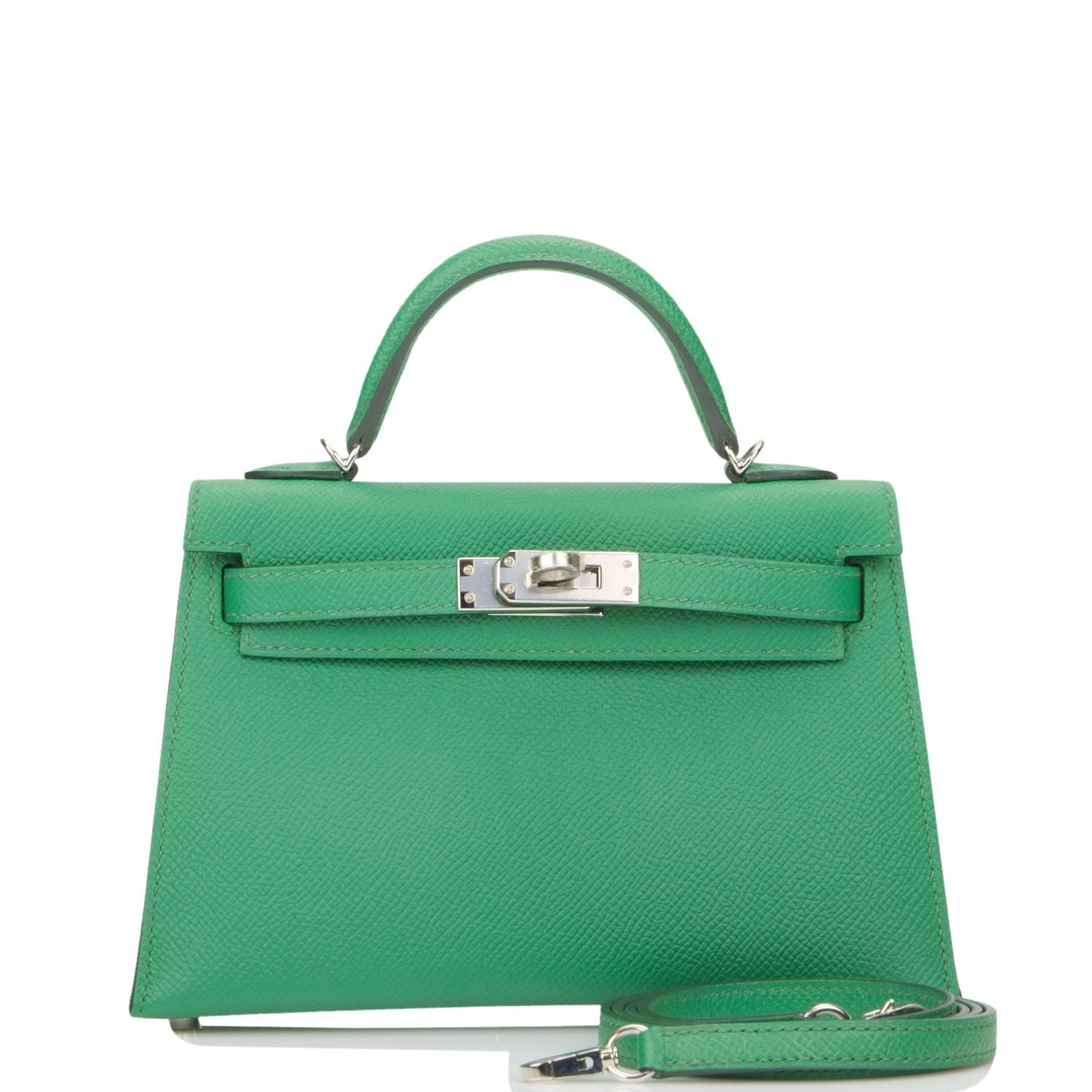 Hermes Kelly Sellier 20 Cactus Verso Epsom Palladium Hardware – Madison ...