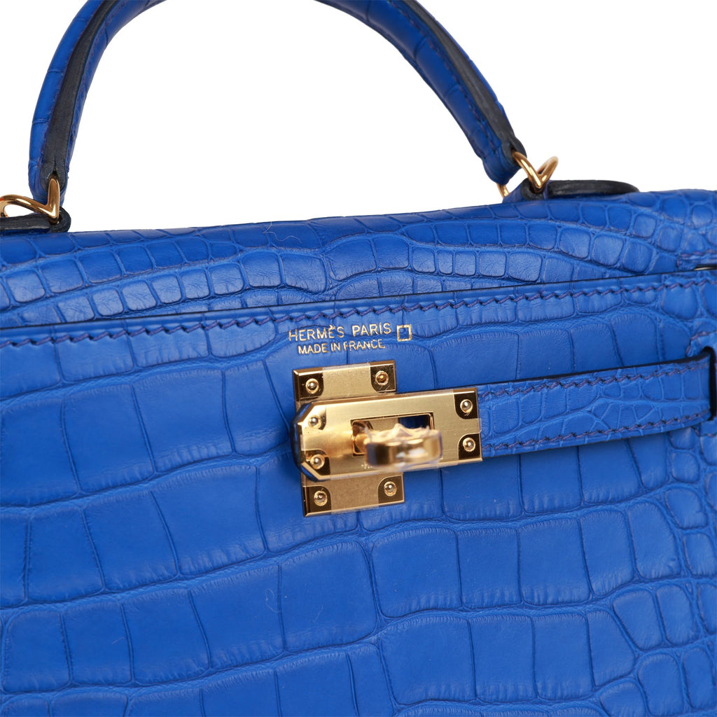 Hermès 24/24 29 Royal Blue Fauve GHW - Klueles