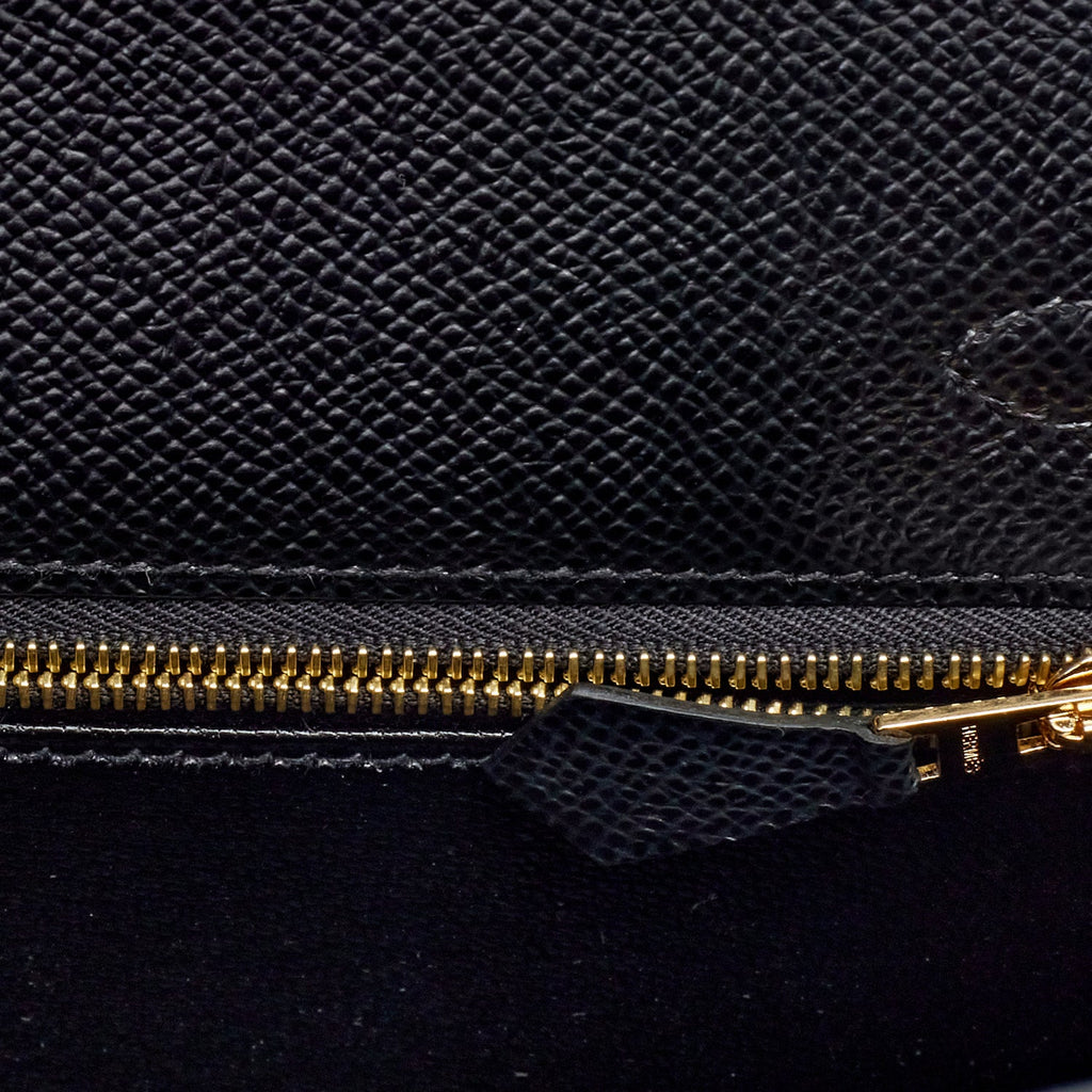 Hermès Kelly 25 Brume Sellier Epsom Gold Hardware GHW — The French Hunter