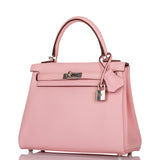 Hermes Kelly Handbag Pink Swift with Gold Hardware 25 Pink 2206741
