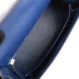 Hermes Kelly Sellier 25 Bleu Saphir Epsom Palladium Hardware