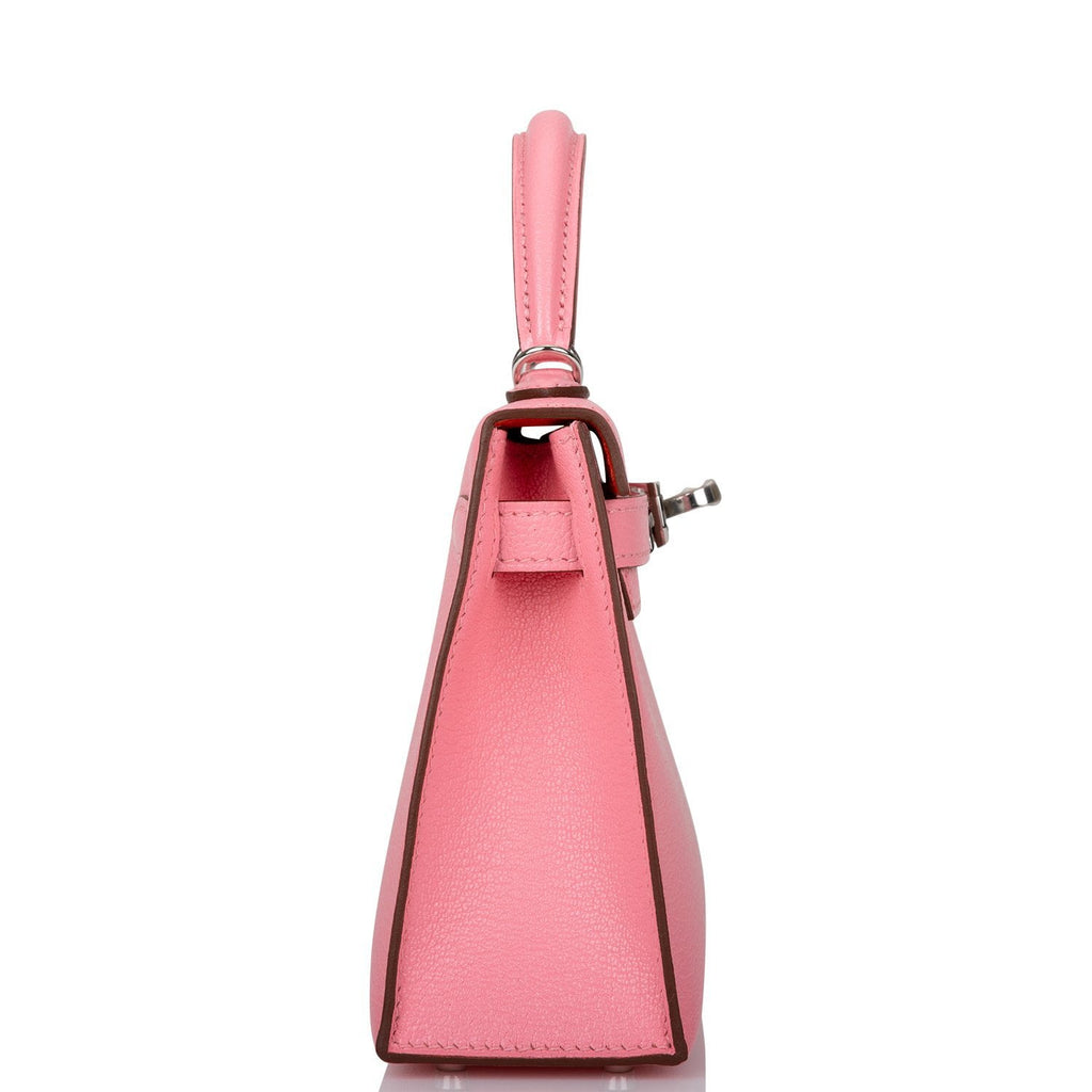 Hermès Kelly 20 Rose Confetti Sellier Chevre Mysore Palladium Hardware —  The French Hunter