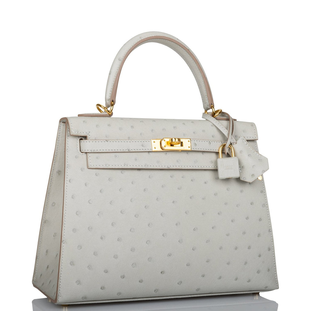 Madison Avenue Couture: Herms Birkin 25 Gris Perle Ostrich