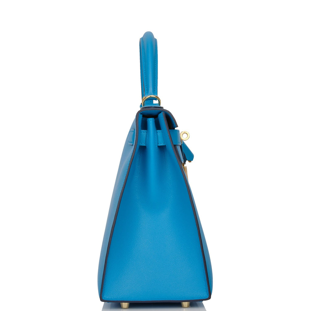 HERMES 2020 Kelly Ado II Backpack Bleu Frida GHW *New - Timeless Luxuries