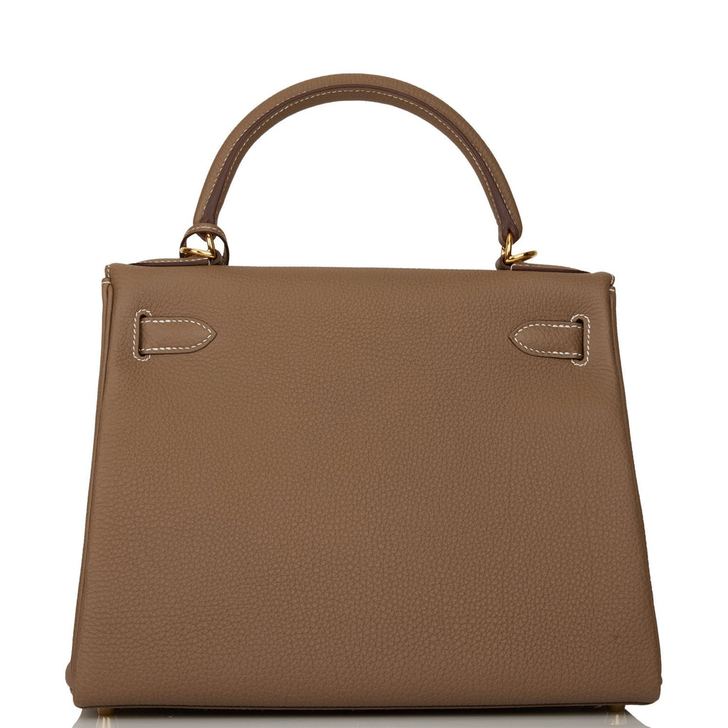 Hermès Box Kelly 28 Brown Leather ref.954295 - Joli Closet