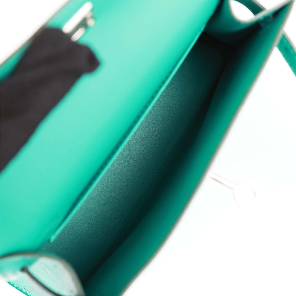 Vert Criquet Chèvre Mysore Mini Kelly 20 II HSS Palladium Hardware, 2022, Handbags and Accessories, 2023