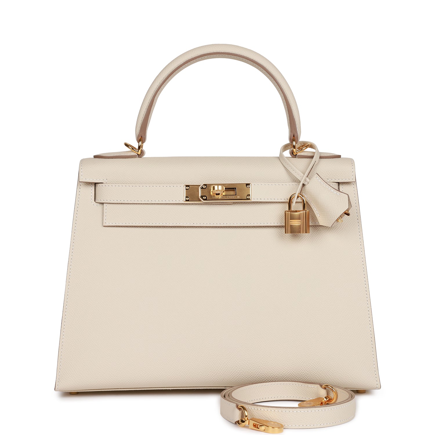 Hermes Sellier Kelly 28 Craie Epsom Gold Hardware – Madison Avenue Couture