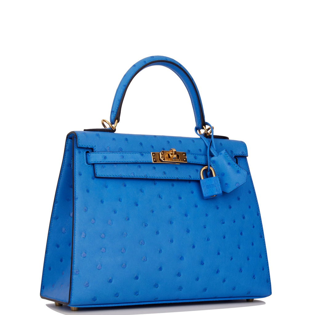 [NEW] Hermès Kelly Sellier 25 | Terre Cuite, Ostrich Leather, Gold Hardware