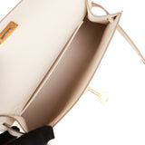 Hermes Kelly Sellier 25 Craie Epsom Gold Hardware – Madison Avenue Couture