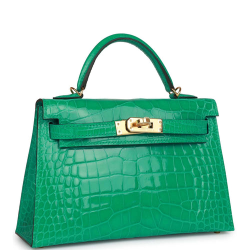 emerald green hermes green bag