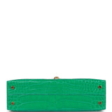Hermes Kelly 28 Sellier Jade Alligator Lisse Shiny Gold Hardware #D -  Vendome Monte Carlo