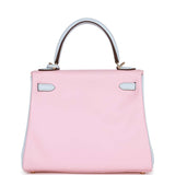 Hermes Special Order (HSS) Kelly Sellier 25 Rose Sakura Chevre Permabr –  Madison Avenue Couture