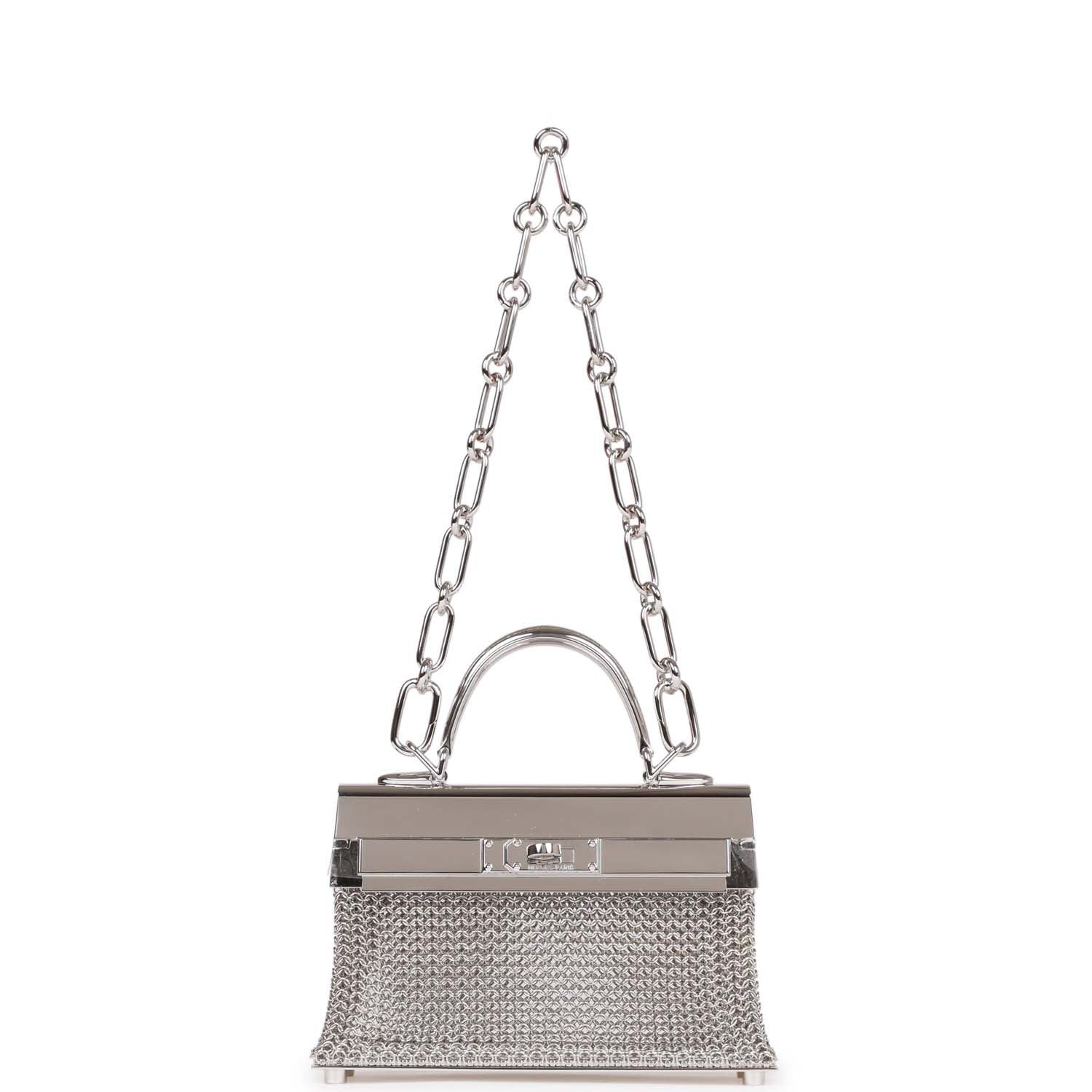 Hermès Kellymorphose Kelly Sac Bijou Chaine Sterling Silver – Madison ...