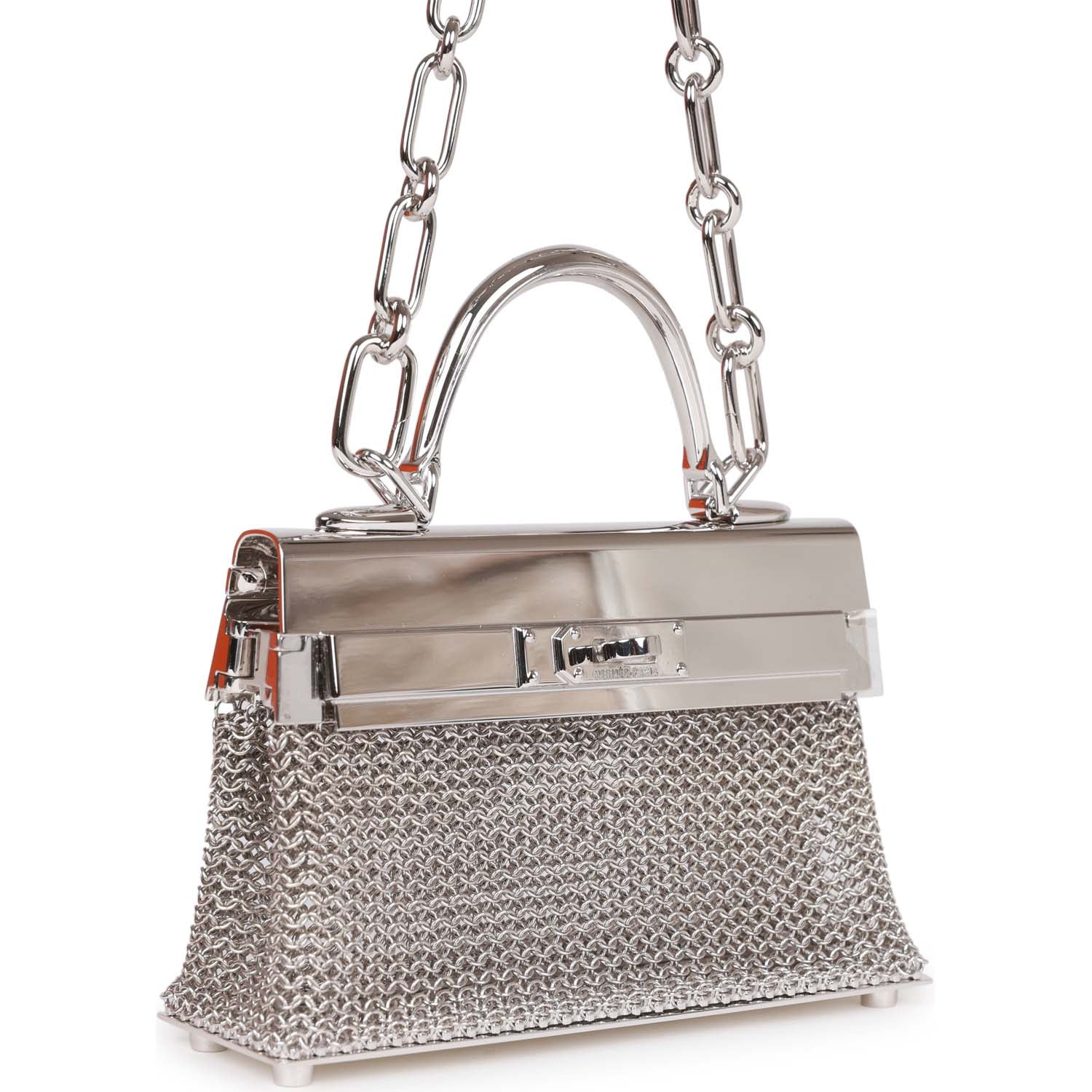 Hermès Kellymorphose Kelly Sac Bijou Chaine Sterling Silver – Madison ...