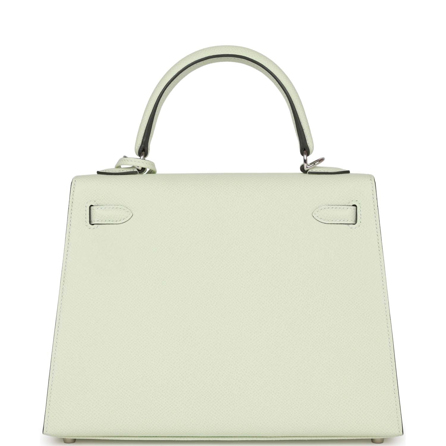 Hermes Kelly Sellier 25 Vert Fizz Epsom Palladium Hardware – Madison ...