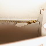 Hermes Kelly Sellier 25 Craie Epsom Gold Hardware