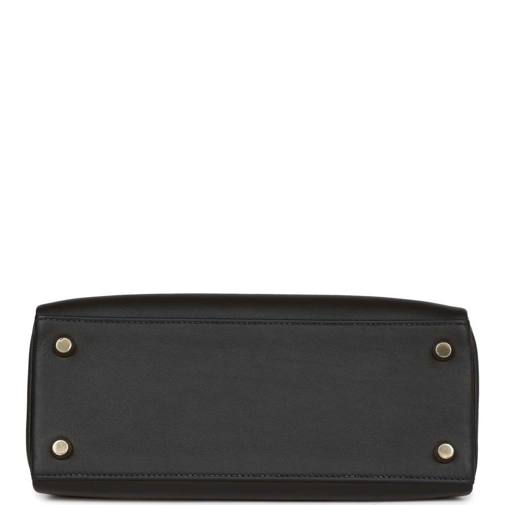 Hermes Birkin Handbag Grey Swift with Gold Hardware 25 Neutral 21440722