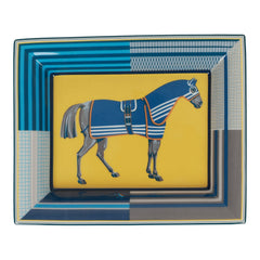 Hermes "Rocabar a Cheval" Porcelain Change Tray