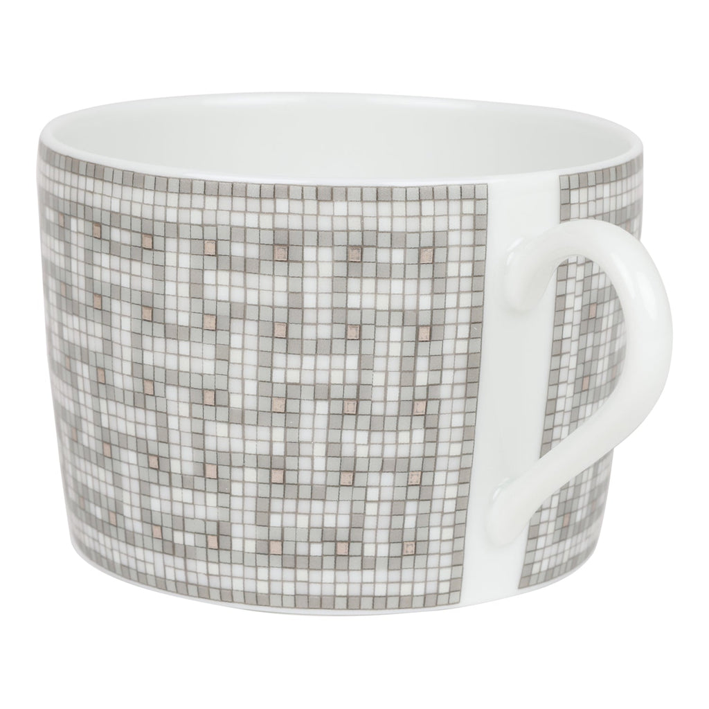 Hermes "Mosaique Au 24" Porcelain Tea Cup and Saucer Set