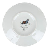 Hermes "Cheval D'Orient" Porcelain Tea Cup and Saucer Set