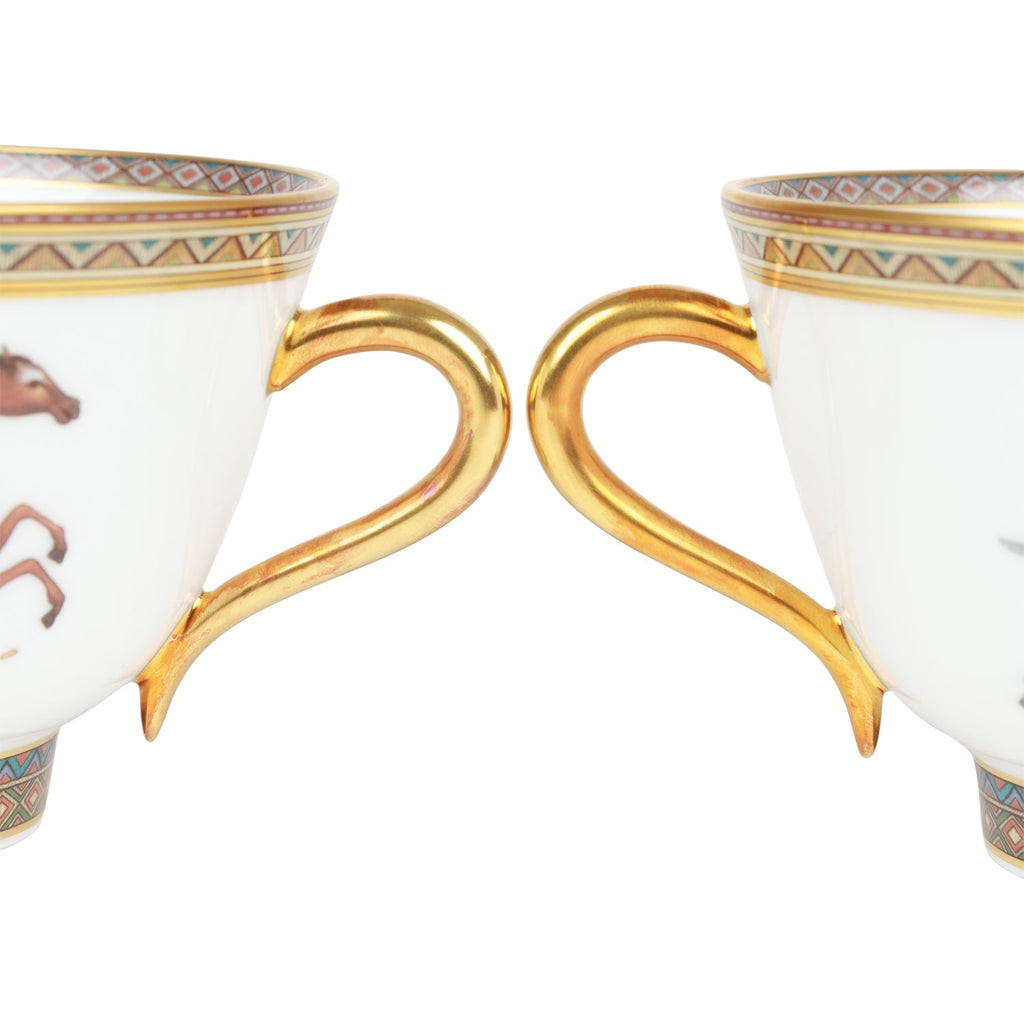 Beautiful Louis Vuitton Tea/Coffee cups with saucer and Golden