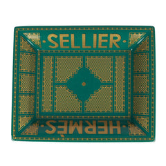 Hermes "Sellier" Porcelain Change Tray