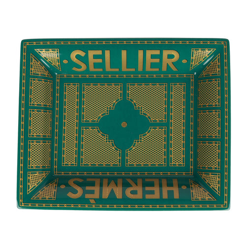 Hermes "Sellier" Porcelain Change Tray