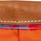 Hermes Fourbi 25 Rouge de Coeur Noeud Marin Silk and Barenia Palladium Hardware