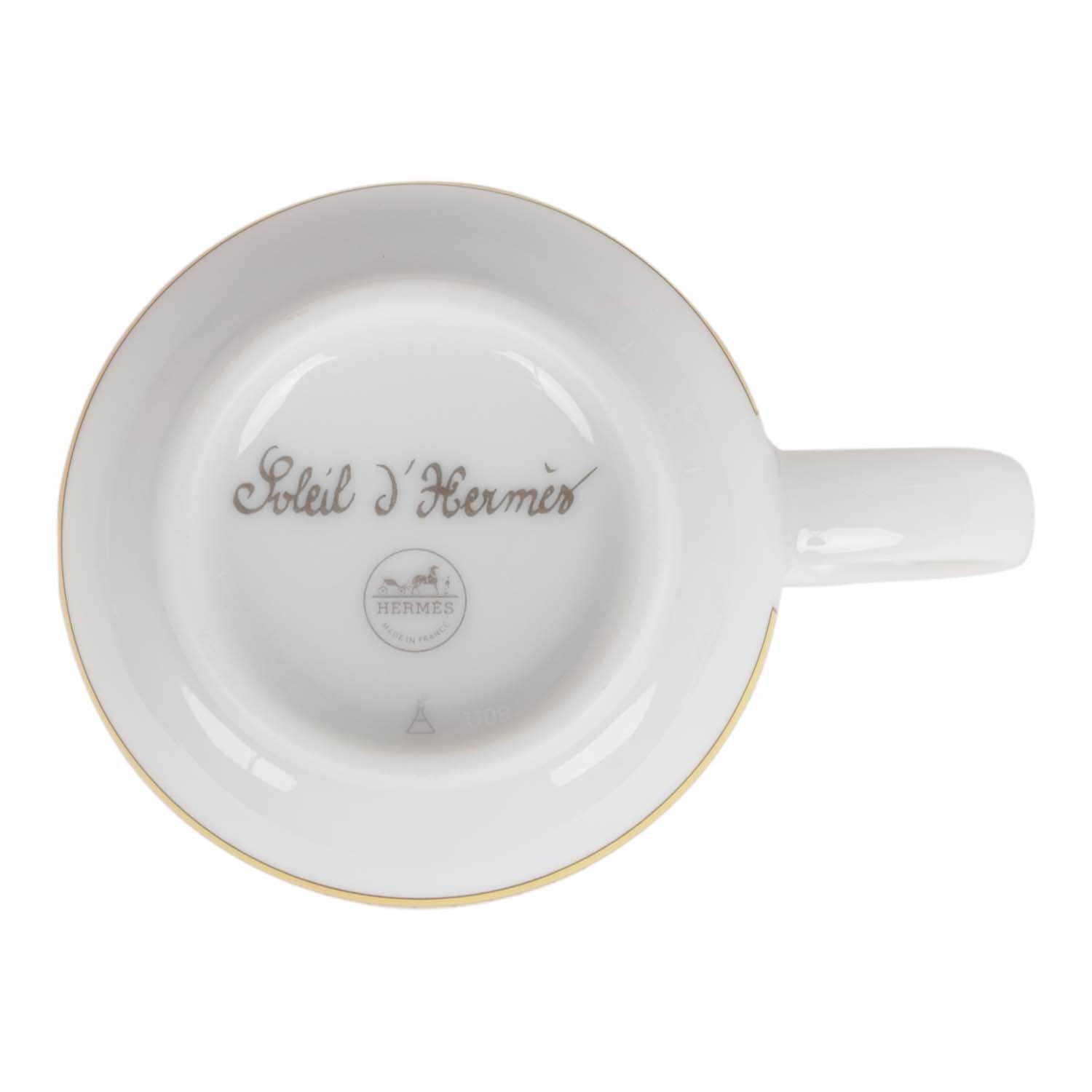 Hermes Soleil d'Hermes Mug Cup Yellow Tableware Coffee Tea Ornament New | eBay