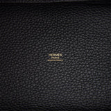 Hermes Picotin Lock 18 Black Clemence Gold Hardware