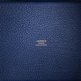 Hermes Picotin Lock 18 Bleu Saphir Clemence Gold Hardware