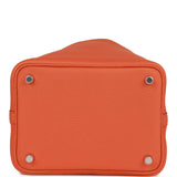 Hermes Picotin Lock 18 Bag 8V Orange Poppy And Ck55 Rouge H