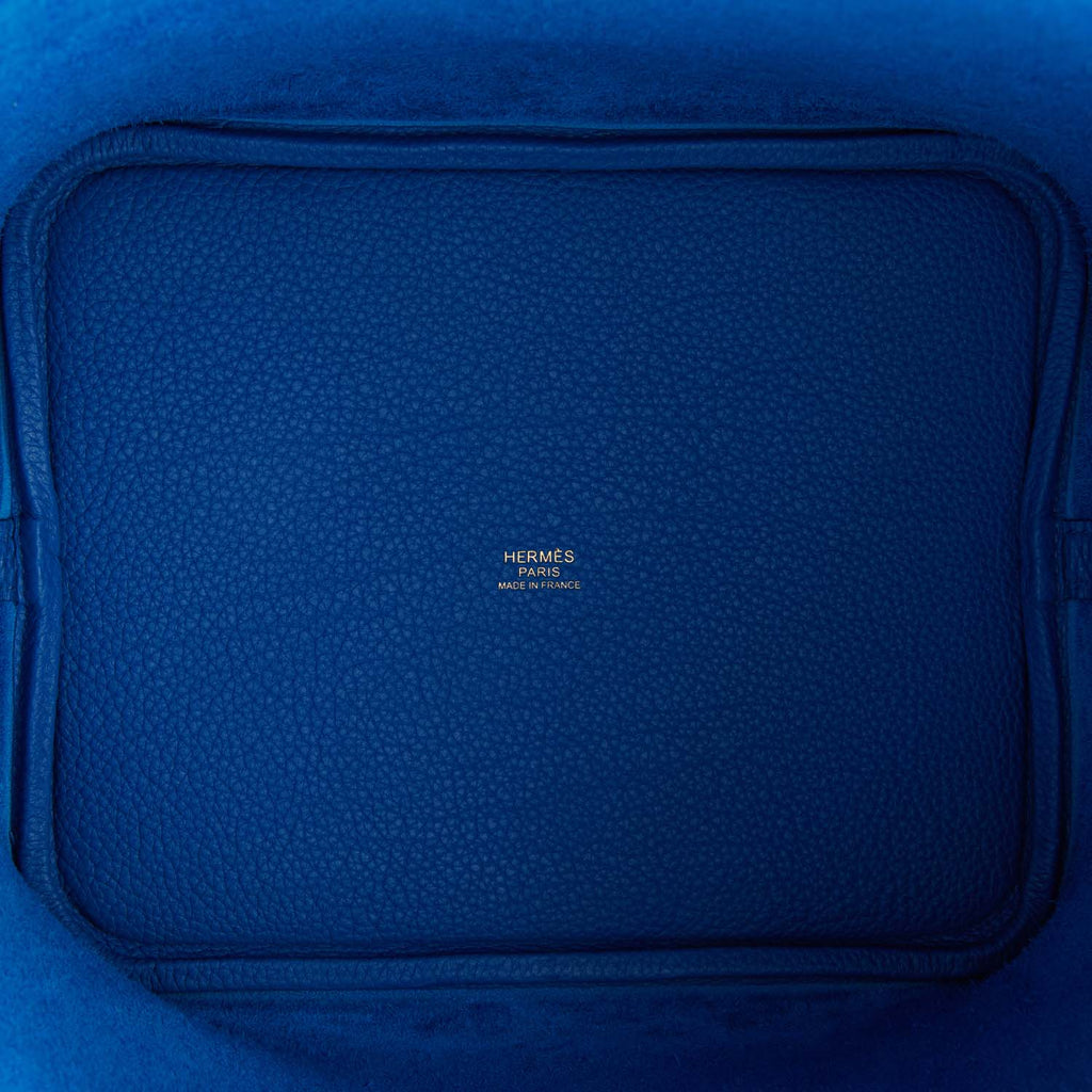 Hermès Blue 2022 Clemence Picotin Lock 18