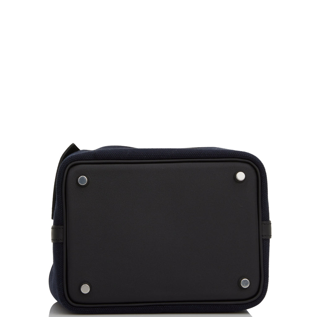 Hermès Picotin Cargo 18 Black Swift and Toile Canvas Palladium Hardwar –  REDELUXE