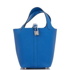 Hermès Picotin 18  Blue – Found Fashion