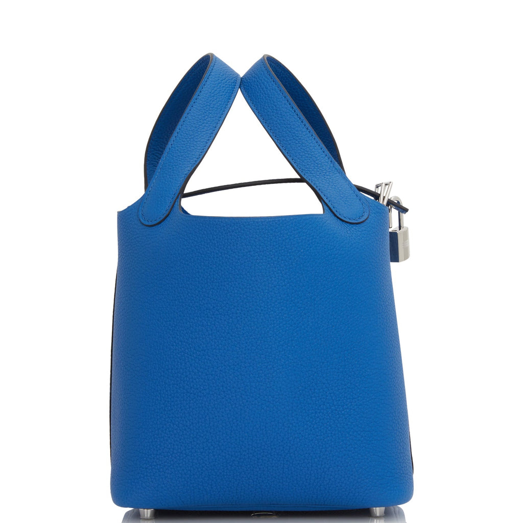 Hermès Bleu du Nord Picotin Lock 18cm of Clemence Leather with Gold  Hardware, Handbags & Accessories Online, Ecommerce Retail