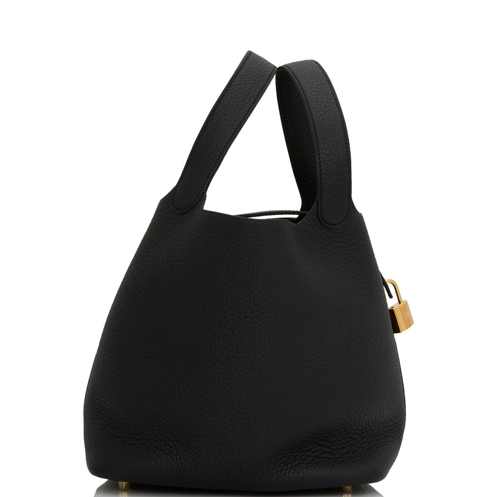 Hermès Picotin Lock Biscuit Clemence 22 Gold Hardware, 2022 (Like New), Brown Womens Handbag
