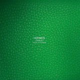 Hermes Monochrome Picotin 18 Bambou Clemence Green Hardware