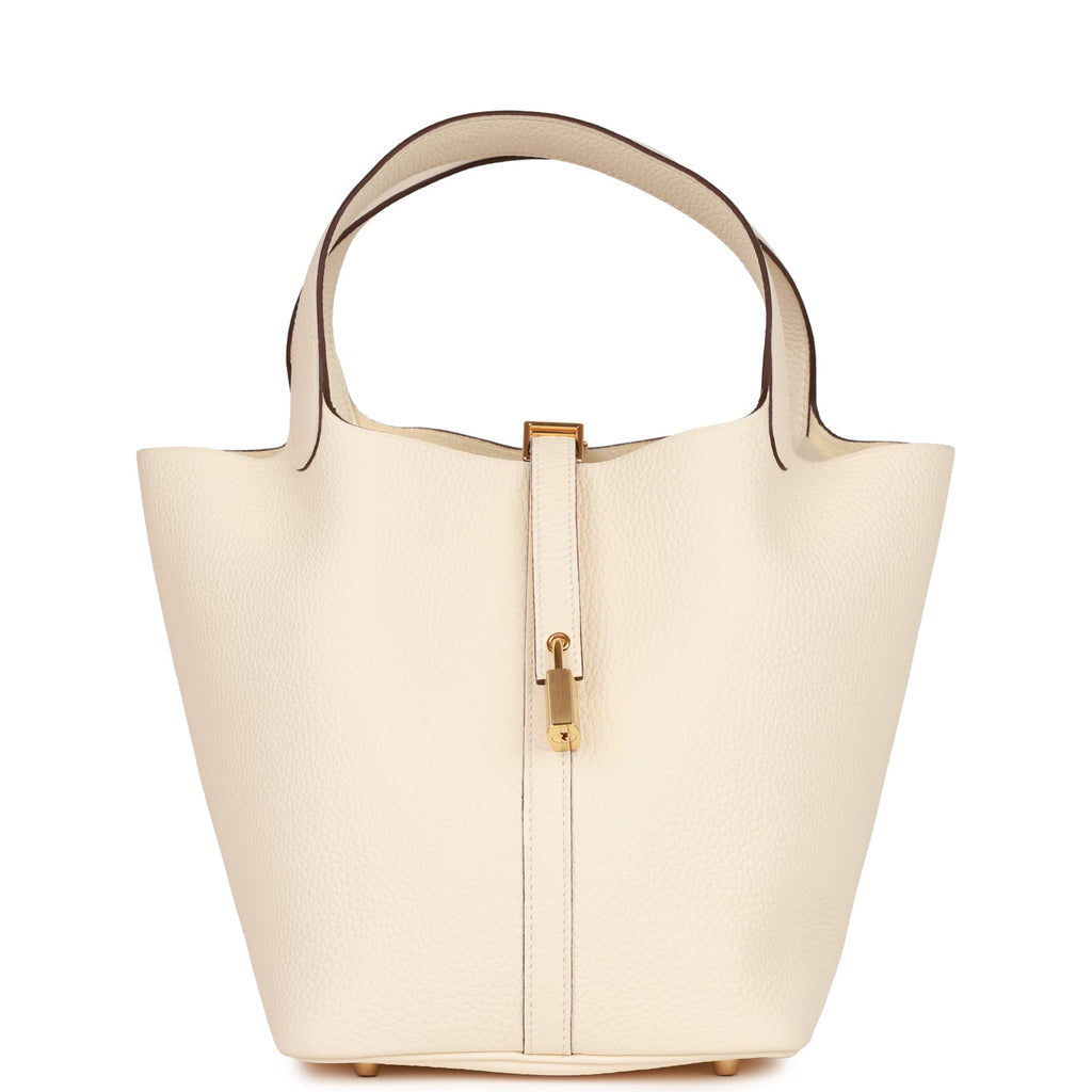 Hermes Picotin Lock 22 Gold Clemence Gold Hardware – Madison Avenue Couture