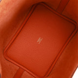 Hermes Picotin Lock 18 Orange Clemence Gold Hardware – Madison Avenue  Couture
