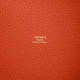 Hermes Picotin Lock 18 Orange Clemence Gold Hardware