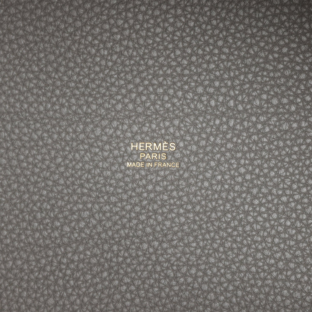 Hermes Picotin Lock 18 Gris Meyer Clemence Palladium Hardware – Madison  Avenue Couture