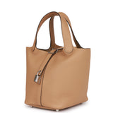 Hermes Picotin Lock 18 Chai Clemence Palladium Hardware - Thumbnail View 5