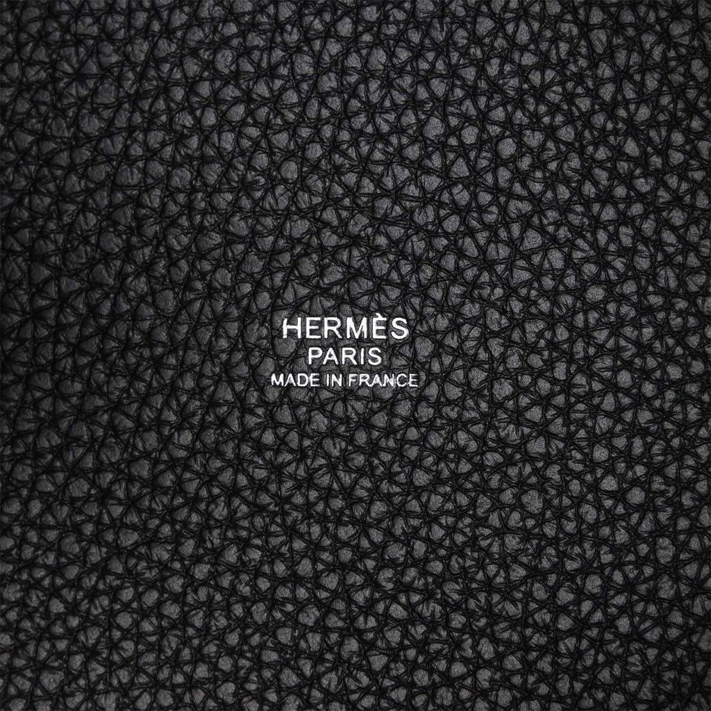 Hermes Picotin Lock 18 Black Clemence Palladium Hardware